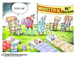 WOODSTOCK 55TH REUNION by Dave Granlund