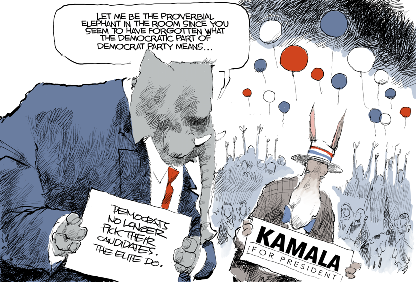 Democrat convention er coronation