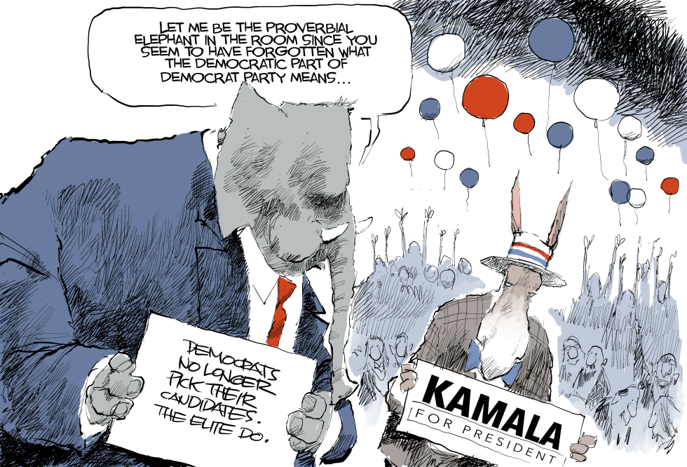Democrat convention er coronation