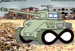GAZA INFINITY WAR by Steve Greenberg