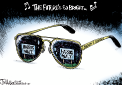 BIDEN AND HARRIS by Joe Heller