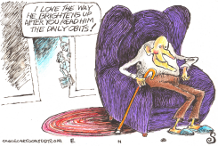 THE DAILY OBITS by Randall Enos