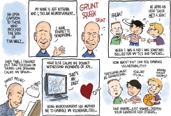 WALZ SON MOCKED KOTERBA ALSO NEURODIVERGENT by Jeff Koterba