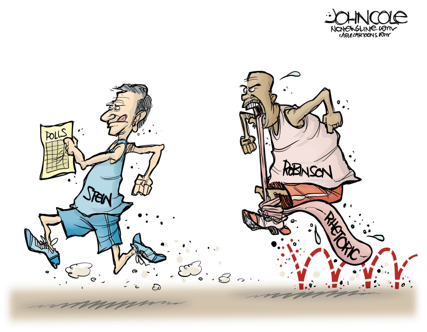 NORTH CAROLINA Stein and Robinson polling
