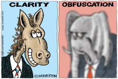 DEMOCRAT CLARITY GOP OBFUSCATION by Monte Wolverton