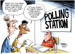 THE VOTER PURGE by Dave Whamond