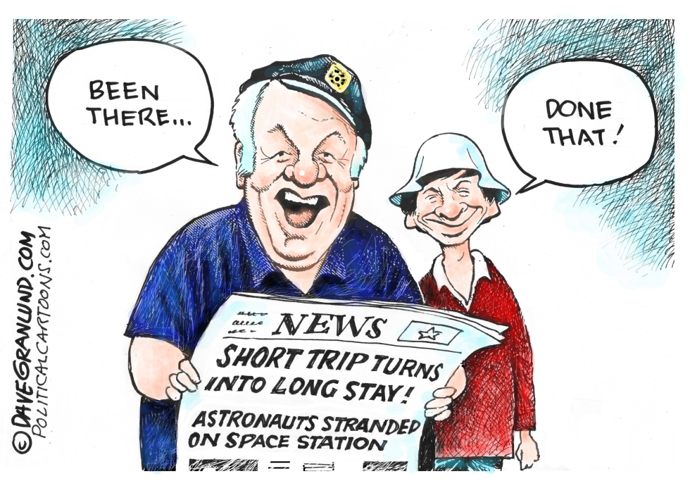 #2 STRANDED ASTRONAUTS by Dave Granlund