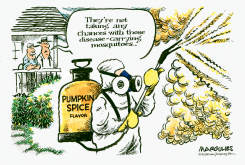 SPRAYING DISEASE-CARRYING MOSQUITOES by Jimmy Margulies