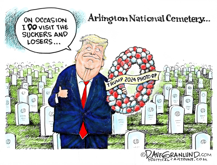 Trump Arlington photo op