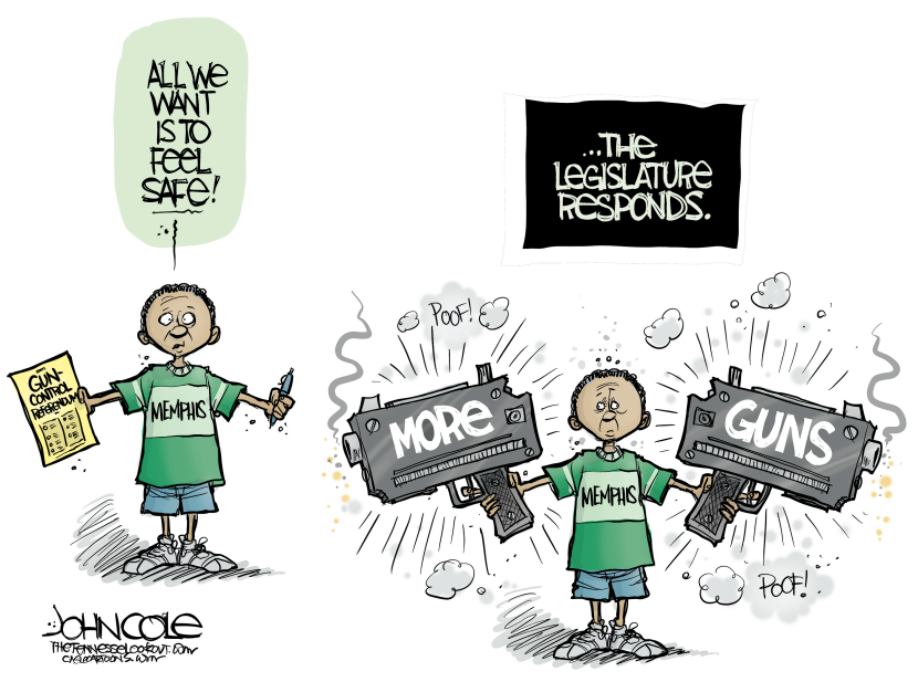 TENNESSEE Memphis vs legislature on guns