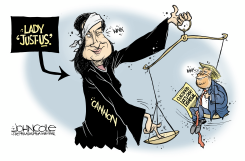 ‘LADY JUST-US’ by John Cole