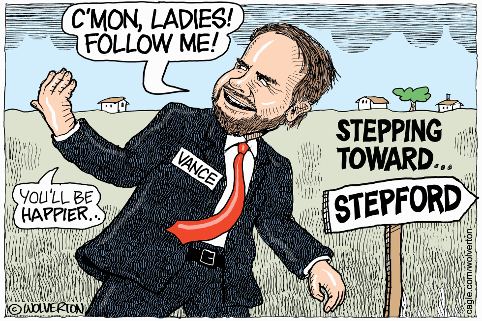 #3 STEPPING TOWARD STEPFORD by Monte Wolverton