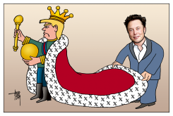TRUMP AND MUSK by Arend van Dam