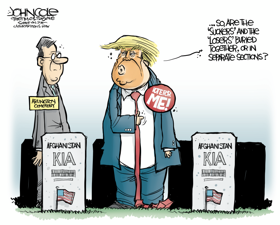 Trump at Arlington National Cemetery