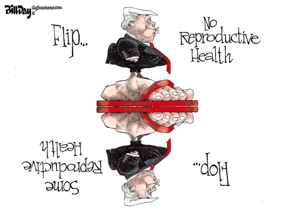 Trump Flip Flop over Healthcare for Women