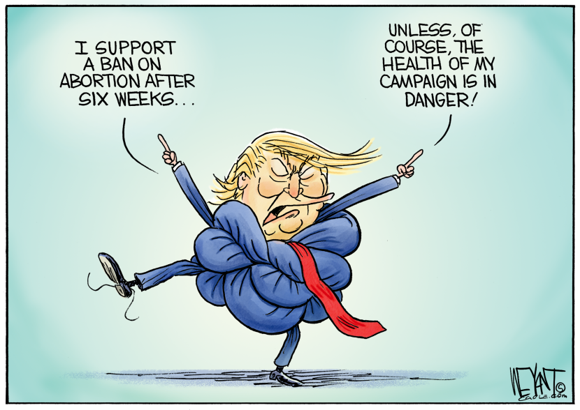 Trump Tied Knots on Abortion