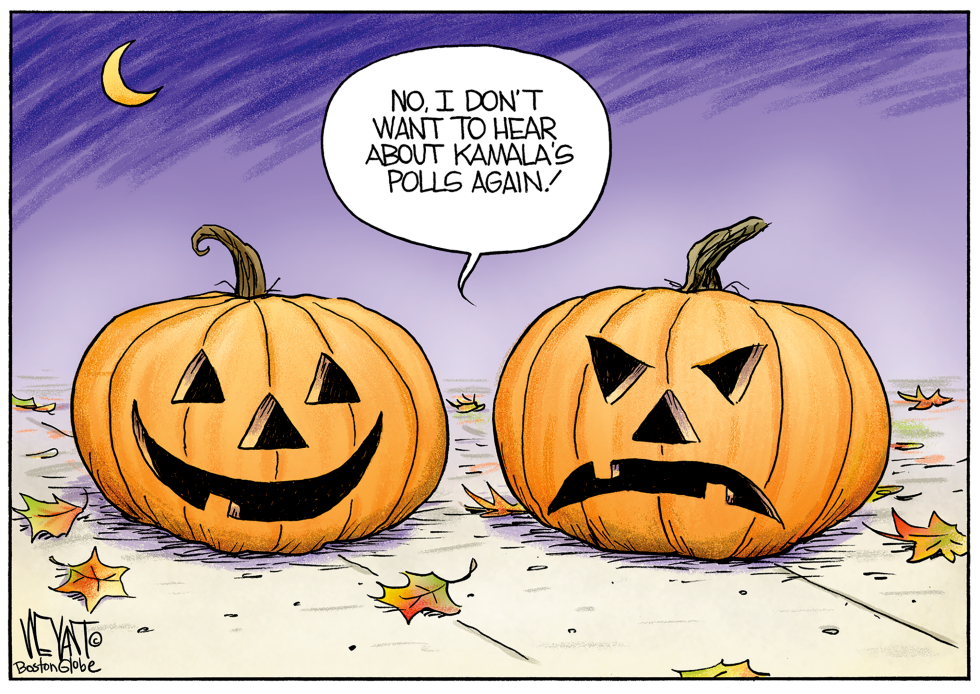 Kamala Polls Pumpkins
