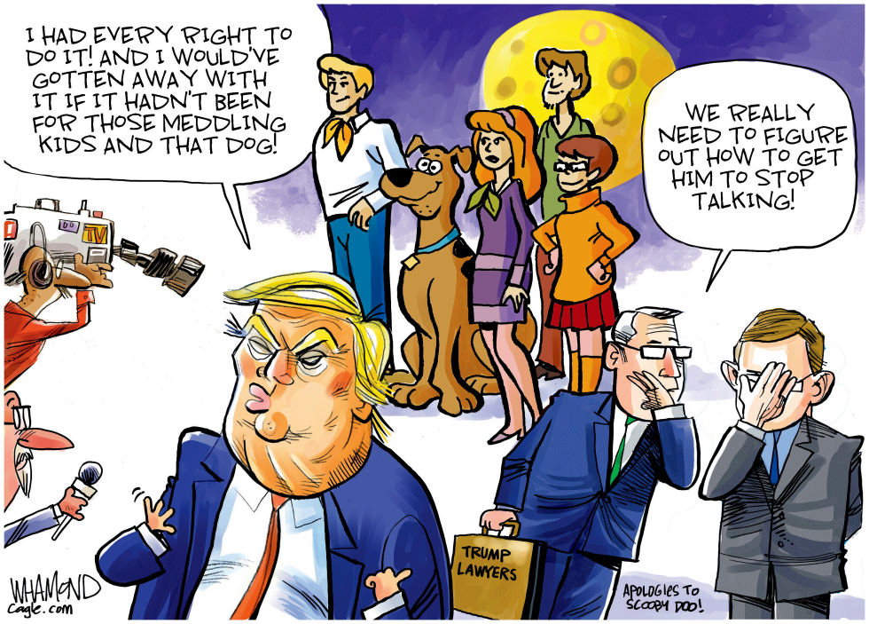 Trump talks