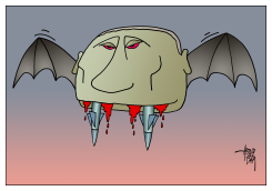 VAMPIRE PUTIN by Arend van Dam
