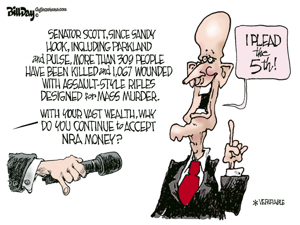 Florida Sen. Scott Takes NRA Money