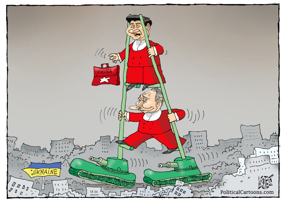 XI JINPING AND PUTIN GO TOGETHER TO UKRAINE