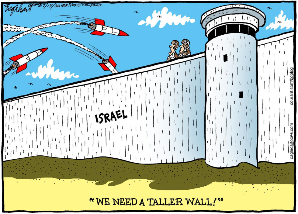  THE GREAT WALL OF ISRAEL by Bob Englehart