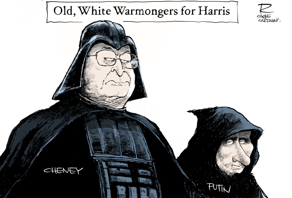 Old White Warmongers for Harris