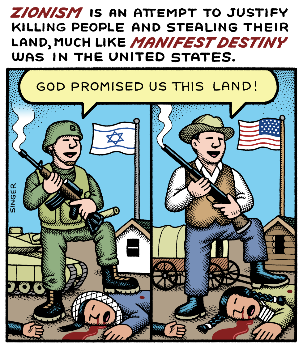 Zionism Like Manifest Destiny