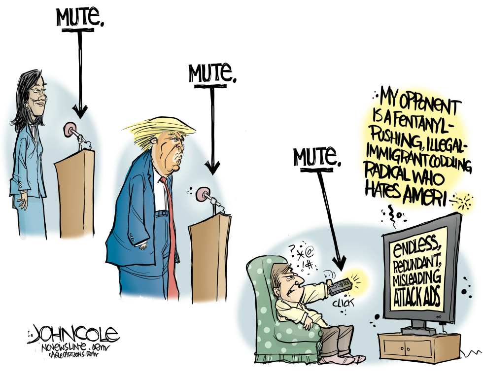 #1 MUTING THE CANDIDATES by John Cole