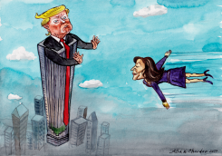 HARRIS AND TRUMP DEBATE by Alla and Chavdar