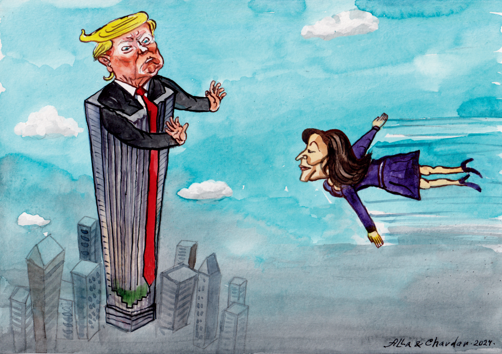 Harris and Trump debate