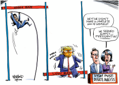 DEBATE DOUBLE STANDARDS by Dave Whamond