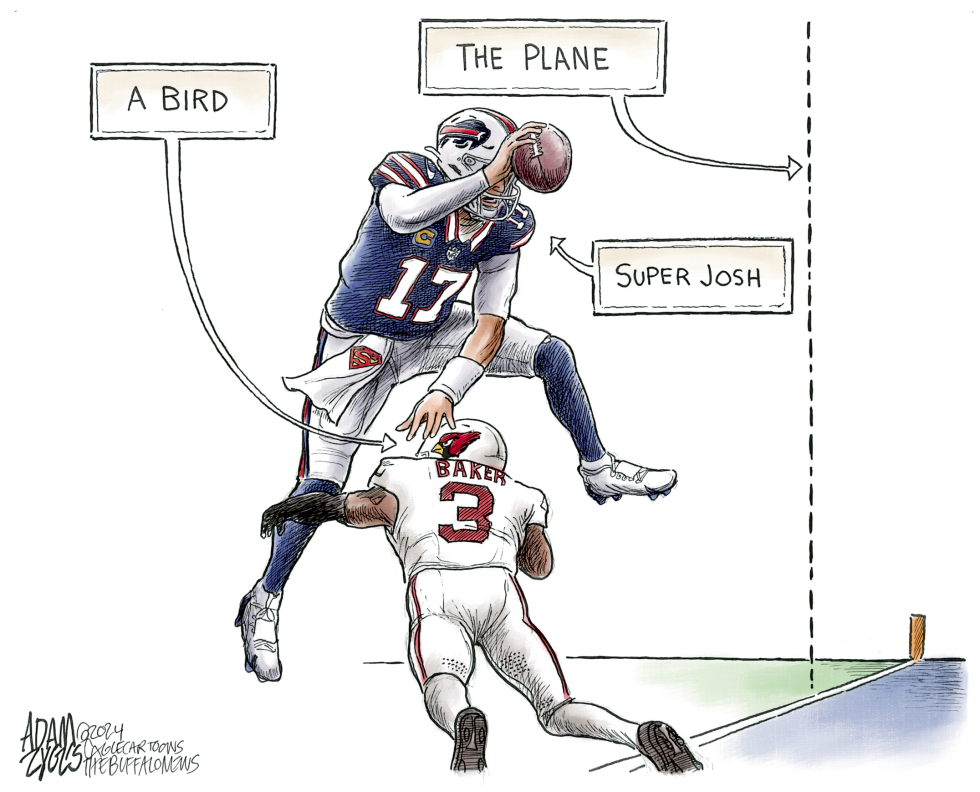 Bills Josh Allen as Superman
