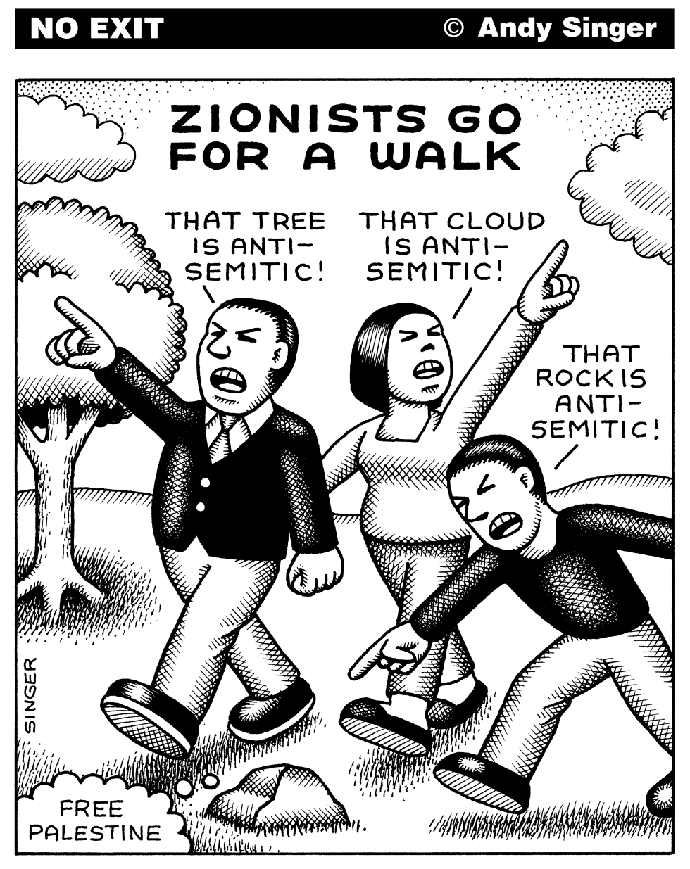 Zionists Go For A Walk