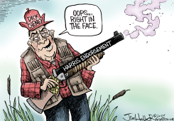 CHENEY ENDORSEMENT by Joe Heller