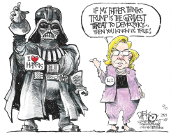 CHENEYS ENDORSE HARRIS by John Darkow