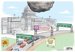 CONGRESS RETURNS TO PASS STOPGAP SPENDING BILL by R.J. Matson