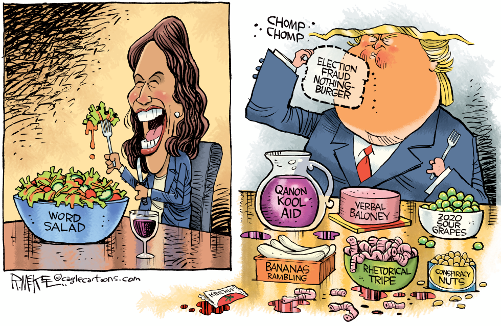 Kamala Harris and Trump Food Choices