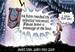 JAMES EARL JONES by Joe Heller