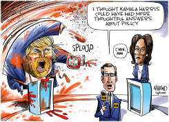 DEBATE FALLOUT by Dave Whamond