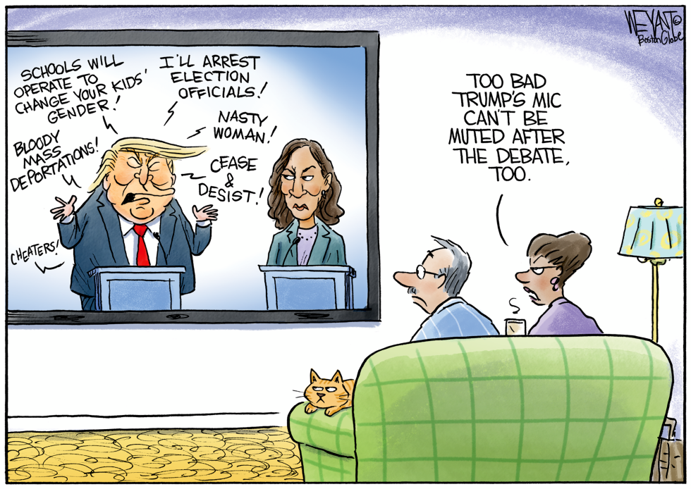 Trump Muted Mic