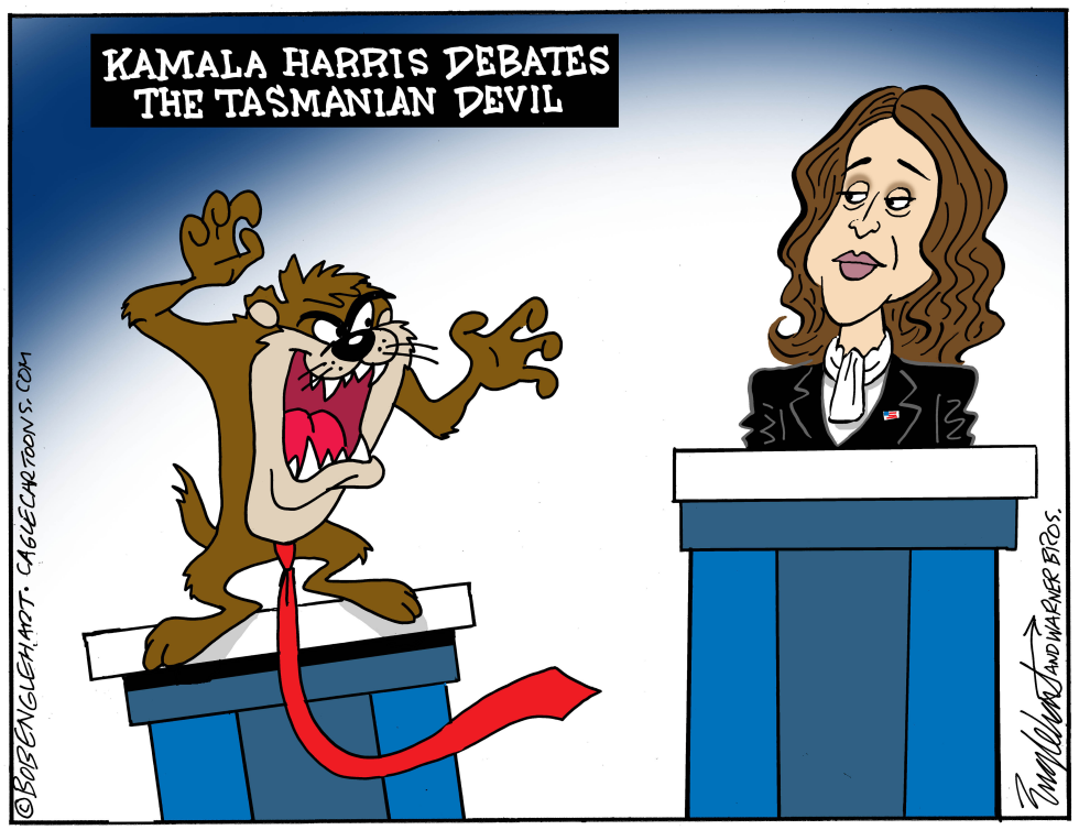 Harris Debates A Deranged Tasmanian Devil Trump