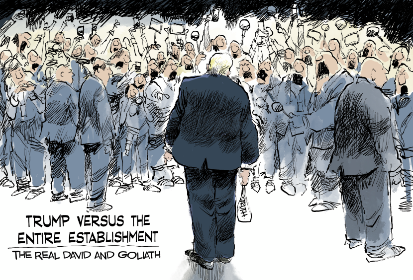 Trump versus the establishment