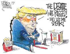 DEBATE WAS RIGGED by John Darkow