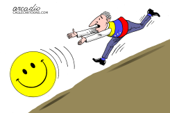 HAPPINESS DOWNHILL by Arcadio Esquivel