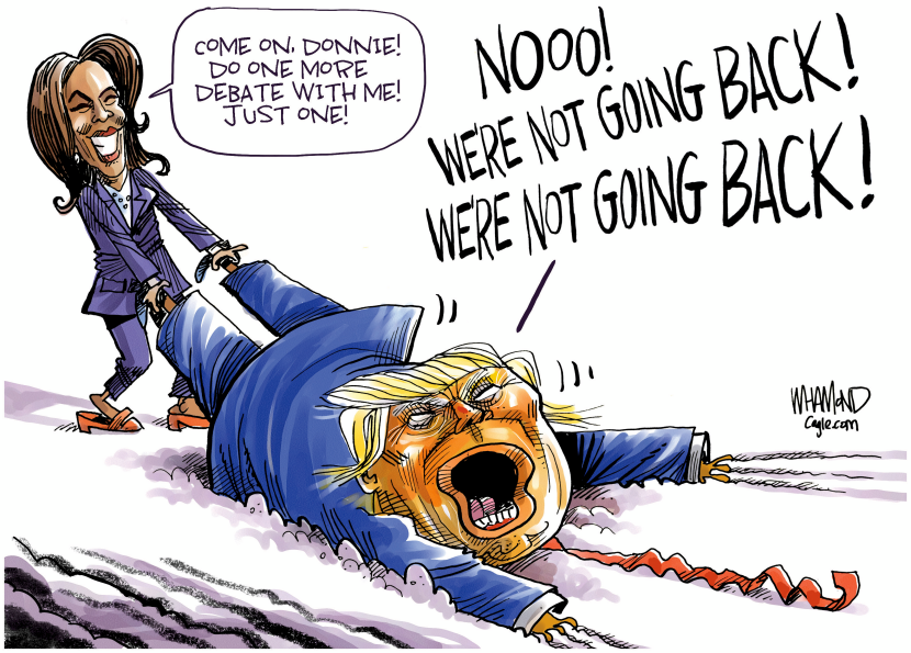 Trump won't do second debate