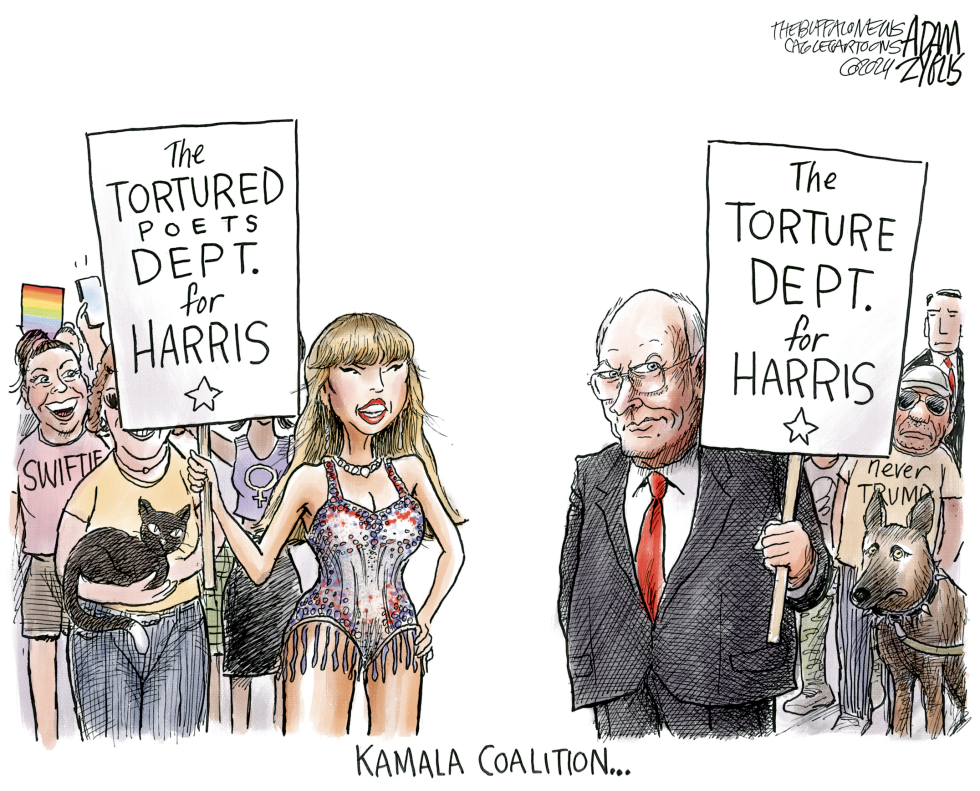 #2 HARRIS ENDORSEMENTS by Adam Zyglis