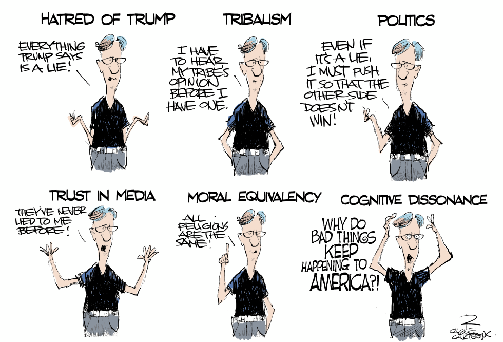Cognitive dissonance in America