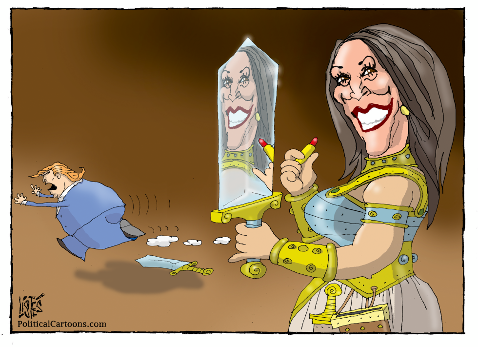 NEW AMAZON GIRL KAMALA STRONG FOR TRUMP