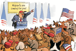 TRUMP'S NEW LOYAL FANBASE by Patrick Chappatte